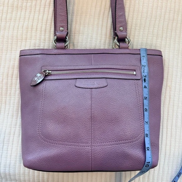 Coach Penelope Lavender Pebbled Leather Medium Women's Shoulder Bag L1063-F14683 - Picture 8 of 16